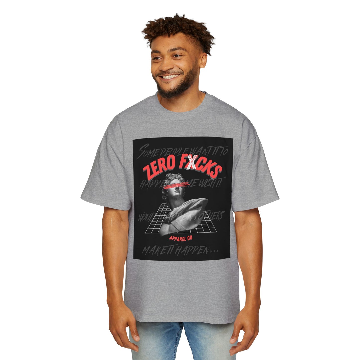 Ultimate Comfort Oversized Graphic Pump Cover Tee