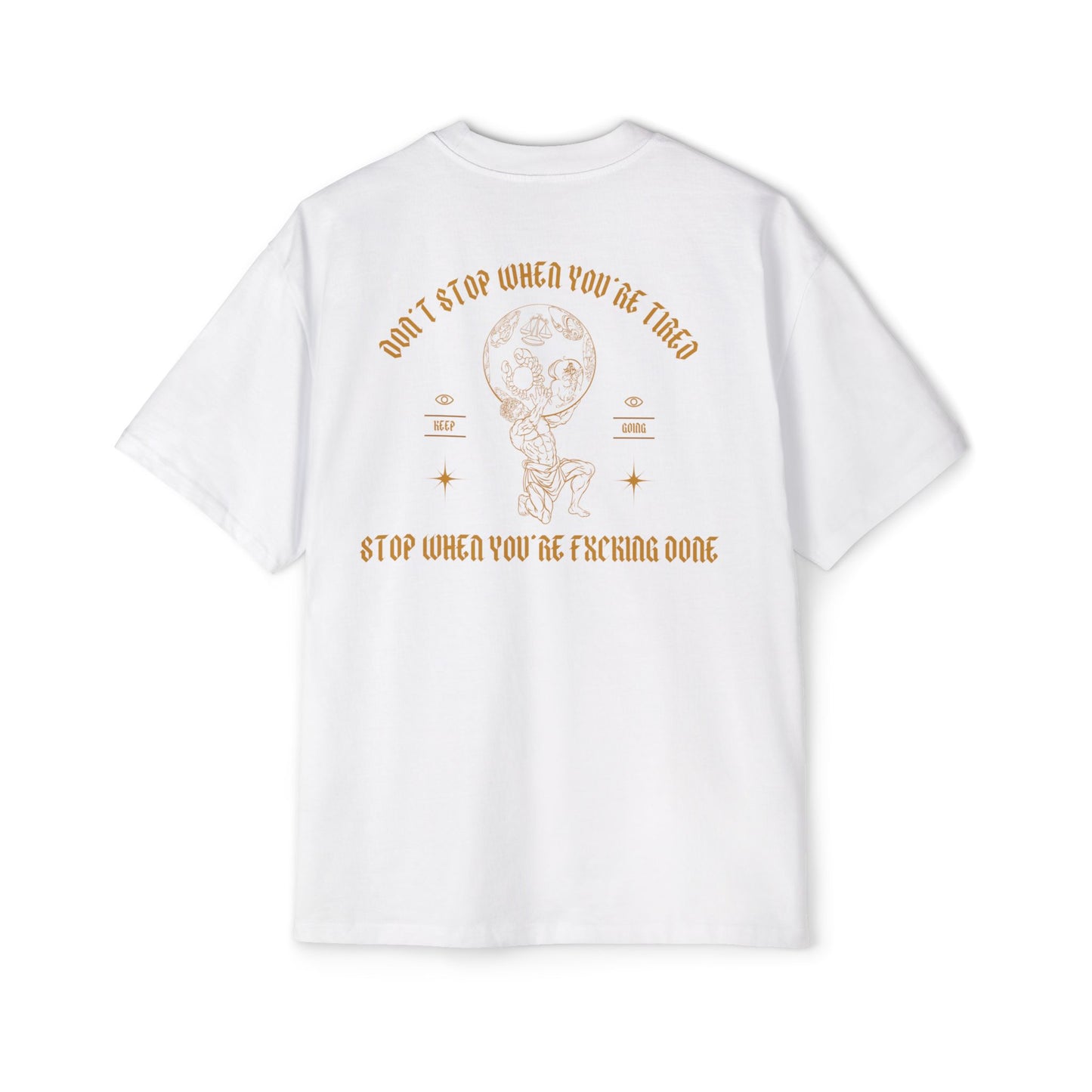 Ultimate Comfort Oversized Graphic Pump Cover Tee