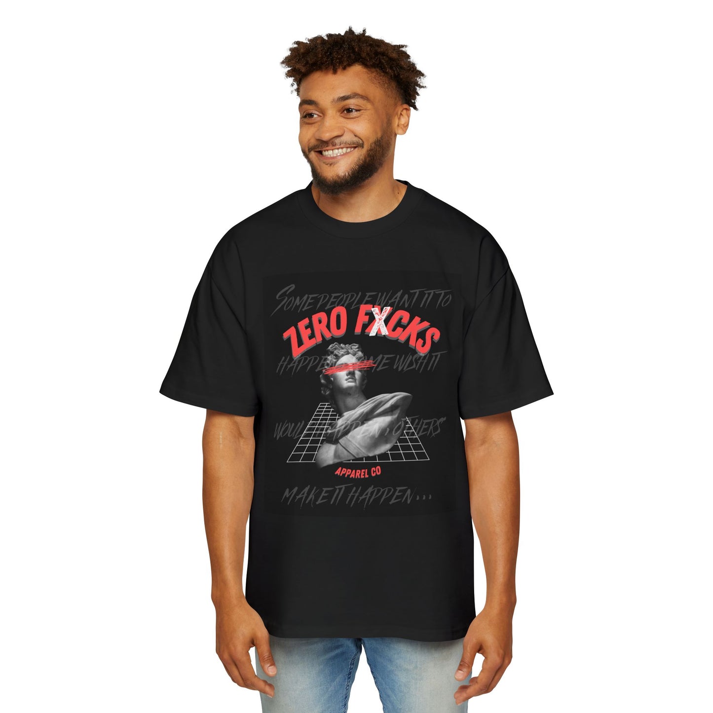 Ultimate Comfort Oversized Graphic Pump Cover Tee
